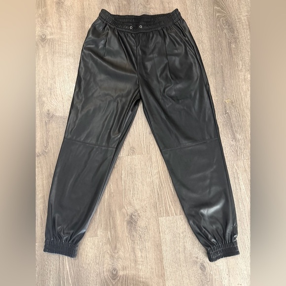 Zara Denim - Zara Black Faux Leather Pants